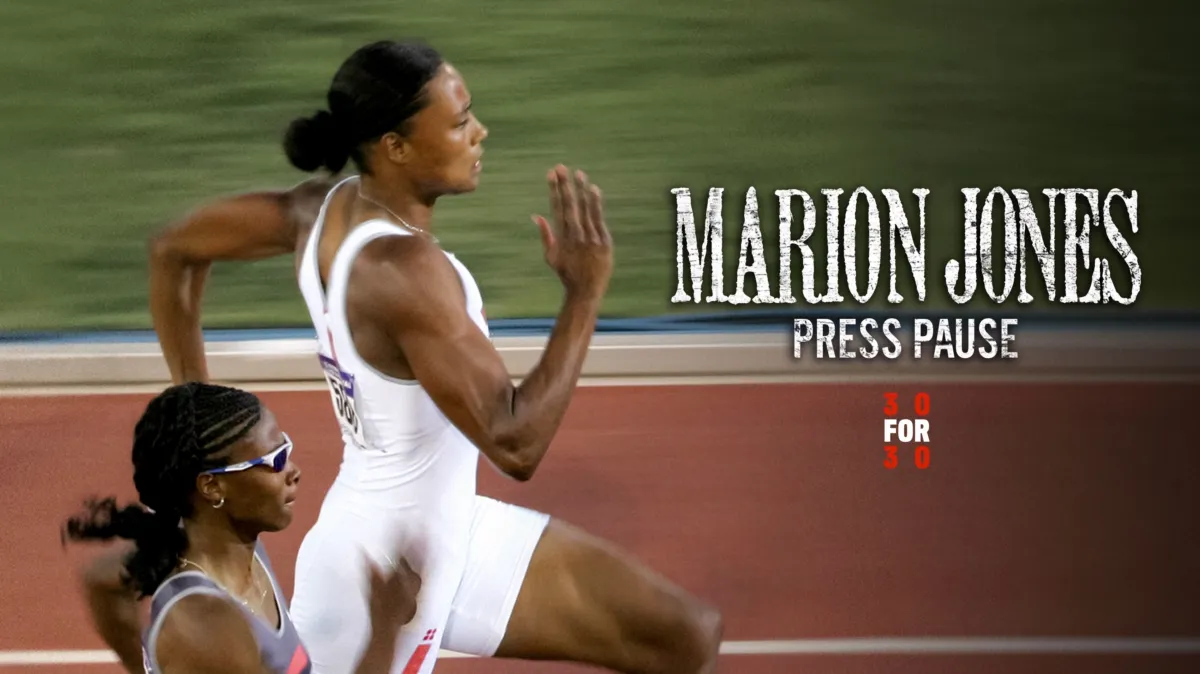Marion Jones: Press Pause poster — movie on Disney+