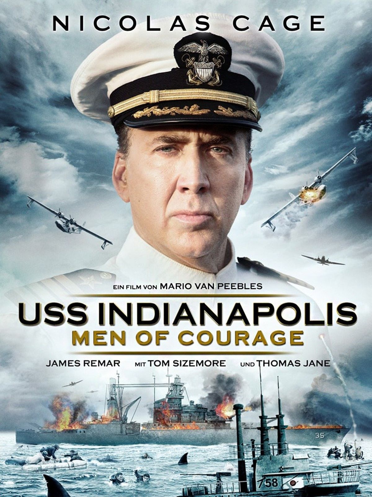 USS Indianapolis: Men of Courage poster — movie on Prime Video