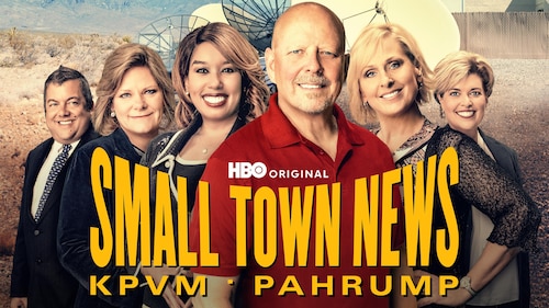 Small Town News: KPVM Pahrump poster — TV series on Max