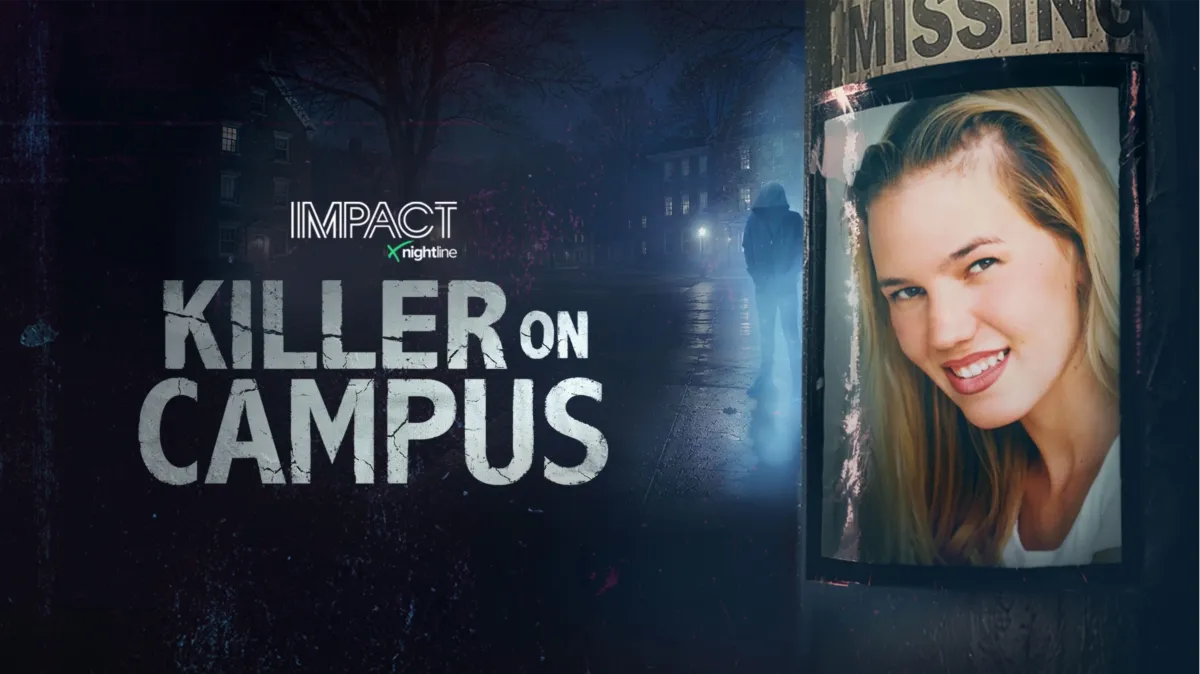 IMPACT x Nightline: Killer on Campus poster — TV series on Disney+