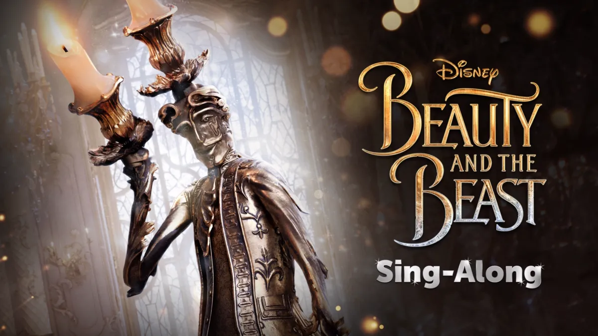 Beauty and the Beast (2017) Sing-Along poster — movie on Disney+