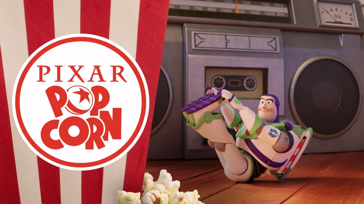 Pixar Popcorn poster — TV series on Disney+