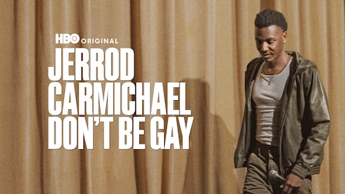 Jerrod Carmichael: Don't Be Gay poster — movie on Max