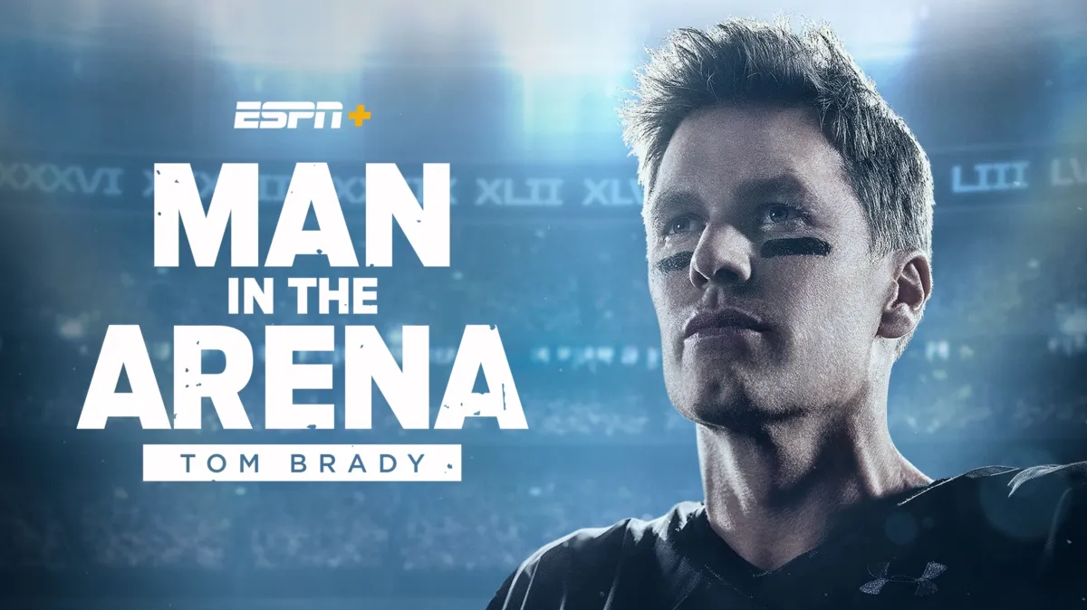 Man in the Arena: Tom Brady poster — TV series on Disney+