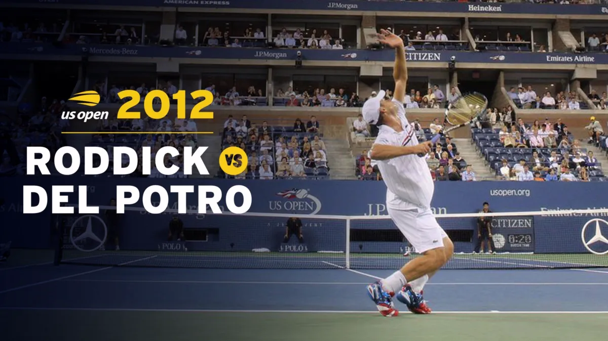 2012 Roddick v Del Potro poster — movie on Disney+