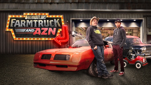 Street Outlaws: Farmtruck and AZN poster — TV series on Max