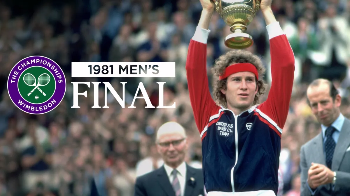1981 Men's Wimbledon Final poster — movie on Disney+