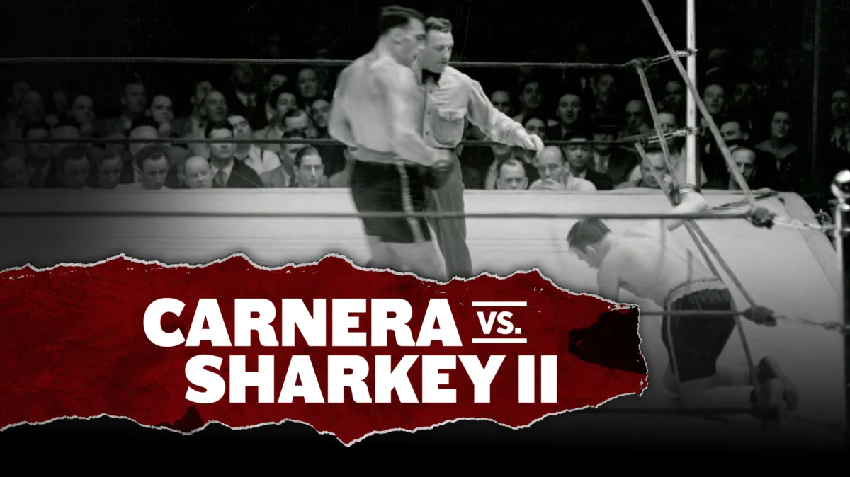 Carnera vs Sharkey II poster — movie on Disney+