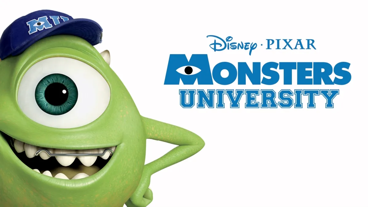 Monsters University poster — movie on Disney+