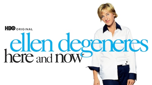 Ellen DeGeneres: Here and Now poster — movie on Max