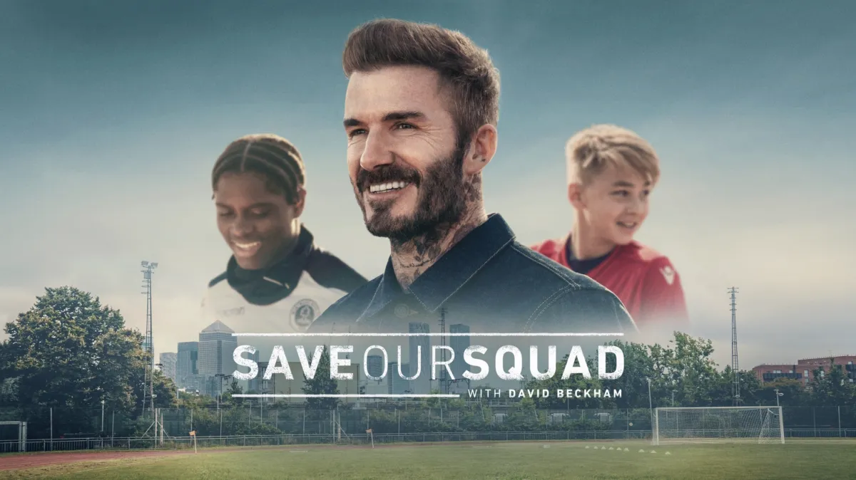 Save Our Squad with David Beckham poster — TV series on Disney+