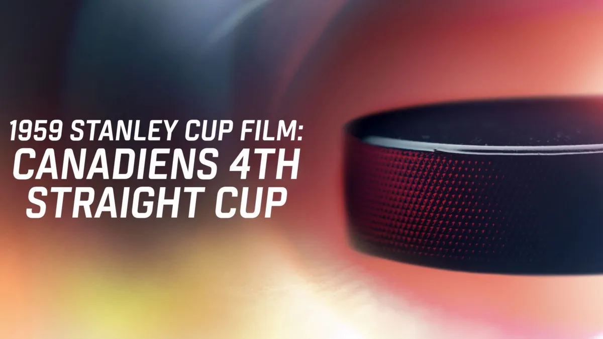1959 Stanley Cup Film: Canadiens 4th Straight Cup poster — movie on Disney+