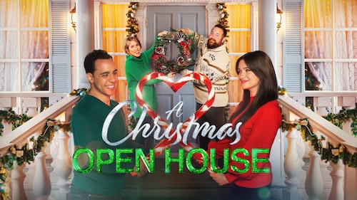 A Christmas Open House poster — movie on Max