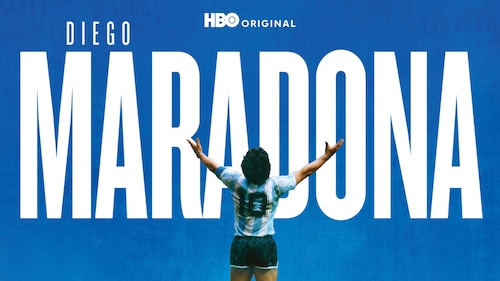 Diego Maradona poster — movie on Max