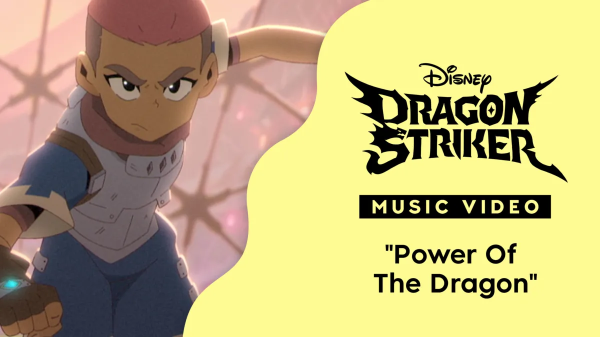 "Power of the Dragon (Dragon Striker Main Title)" | Dragon Striker Music Video poster — movie on Disney+