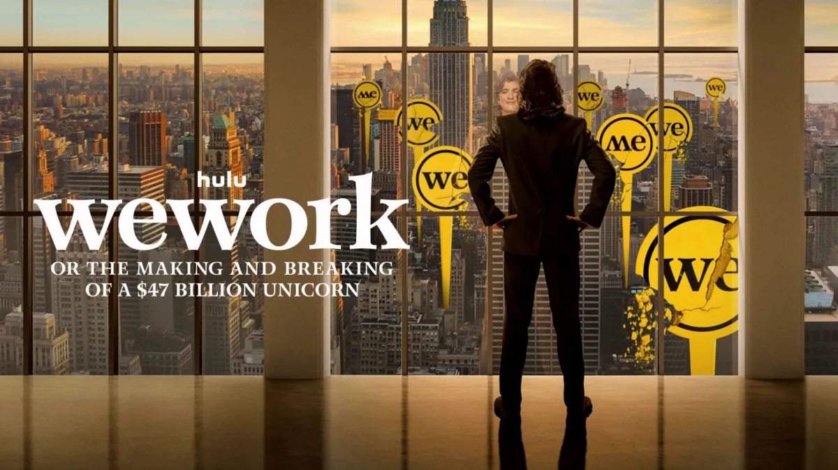 WeWork: or The Making and Breaking of a $47 Billion Unicorn poster — movie on Disney+