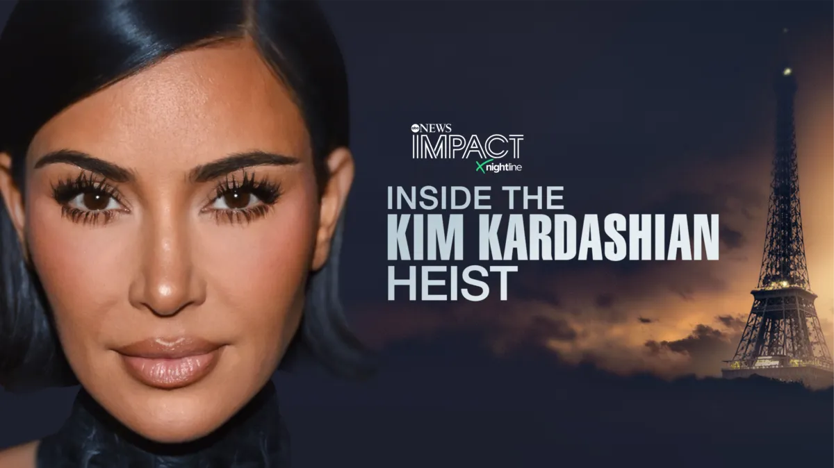 IMPACT x Nightline: Inside the Kim Kardashian Heist poster — TV series on Disney+
