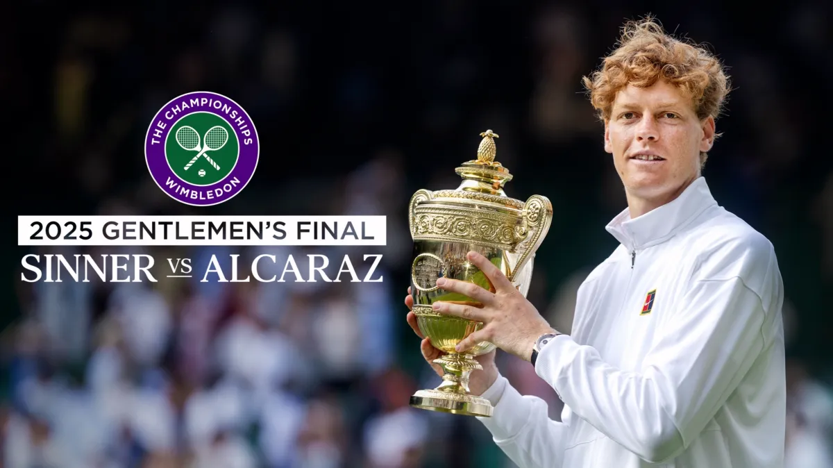 2025 Men's Final: Sinner vs. Alcaraz poster — movie on Disney+