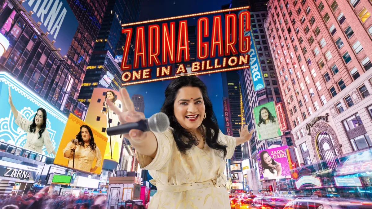 Zarna Garg: One in a Billion poster — movie on Disney+