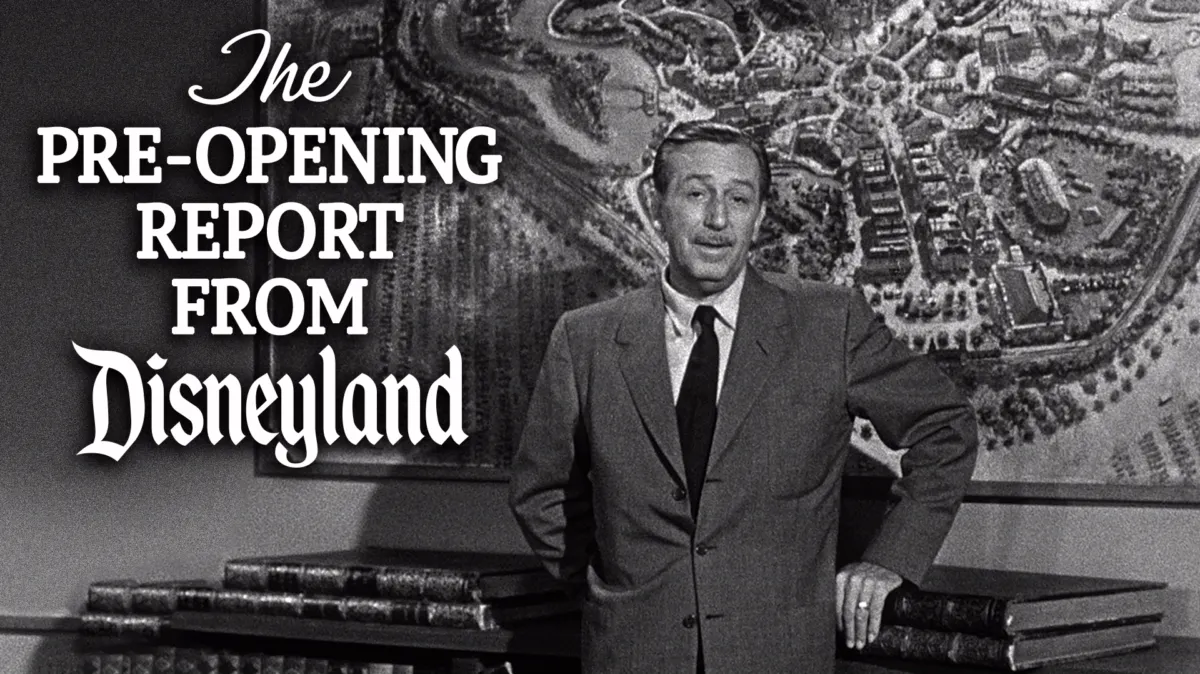 The Pre-Opening Report from Disneyland poster — movie on Disney+