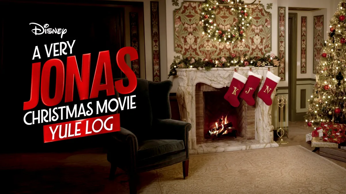 A Very Jonas Christmas Movie Yule Log poster — movie on Disney+