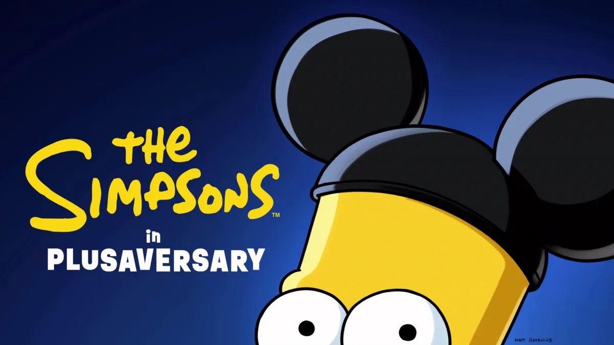 The Simpsons in Plusaversary poster — movie on Disney+
