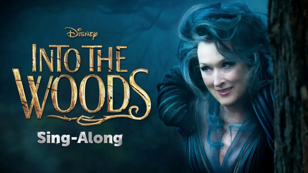 Into the Woods Sing-Along poster — movie on Disney+