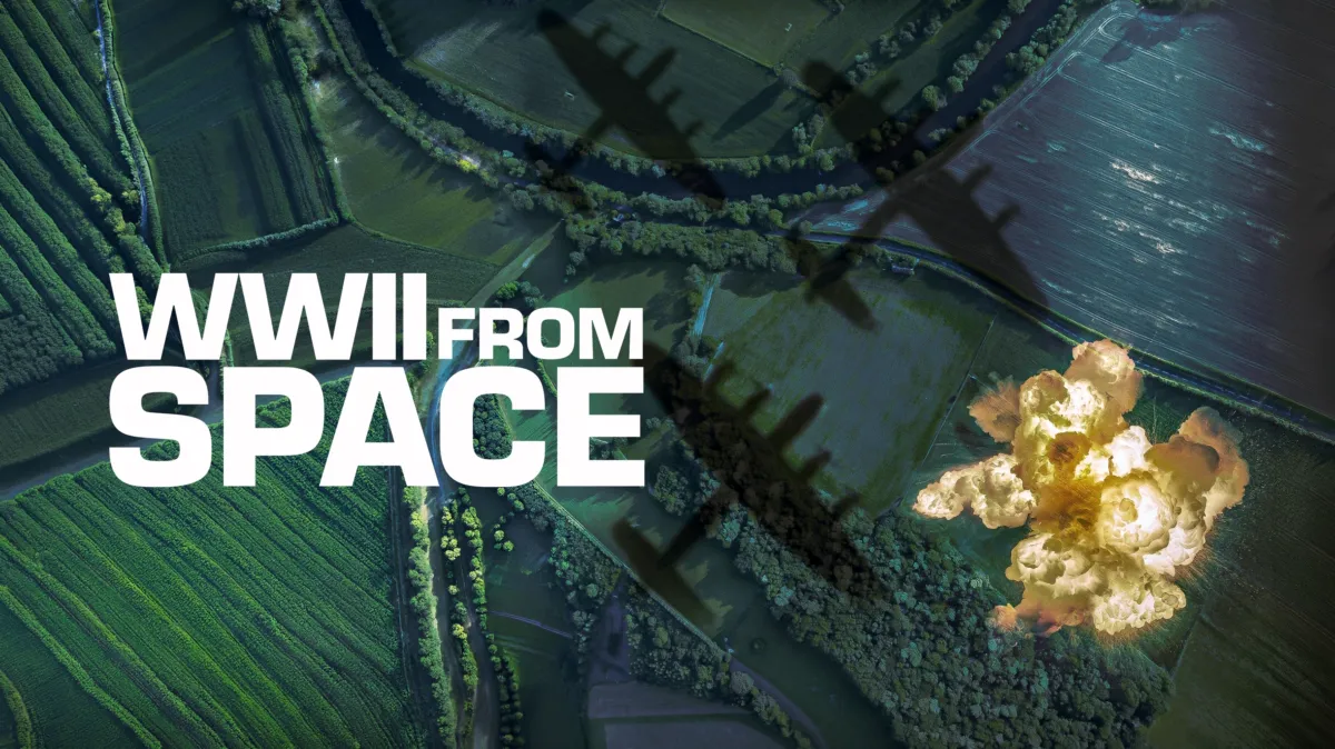 WW2 From Space poster — TV series on Disney+