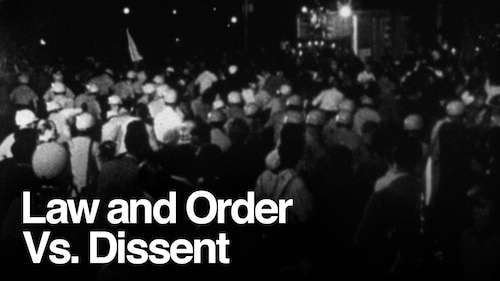 Law and Order vs. Dissent poster — movie on Max