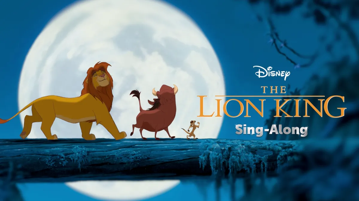 The Lion King Sing-Along poster — movie on Disney+