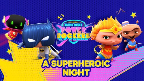 Mini Beat Power Rockers: A Superheroic Night poster — movie on Max