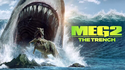 Meg 2: The Trench poster — movie on Max
