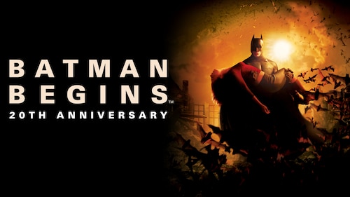 Batman Begins poster — movie on Max