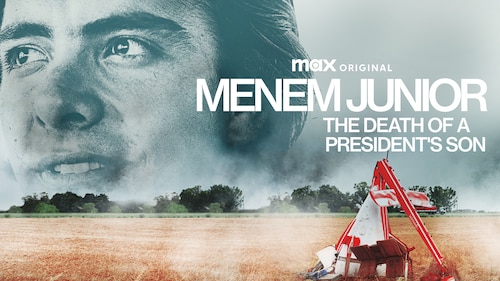 Menem Junior, The Death of a President's Son poster — TV series on Max