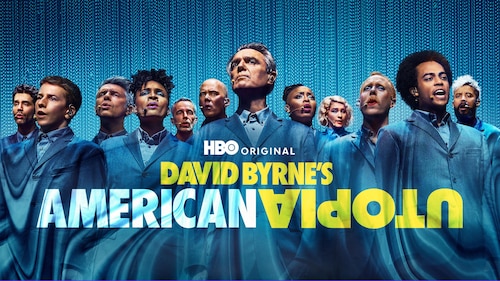 David Byrne's American Utopia poster — movie on Max