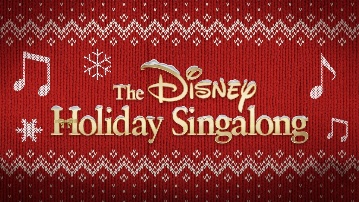 The Disney Holiday Singalong poster — movie on Disney+