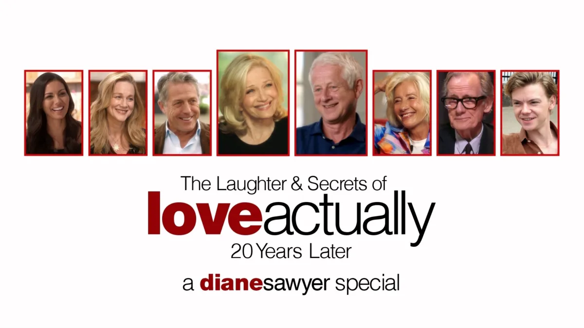 The Laughter & Secrets of Love Actually: 20 Years Later -- A Diane Sawyer Special poster — TV series on Disney+