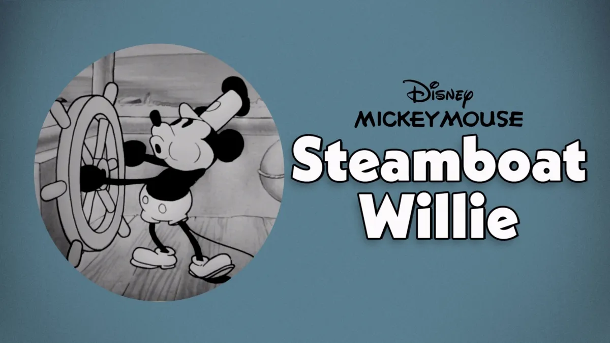 Steamboat Willie poster — movie on Disney+