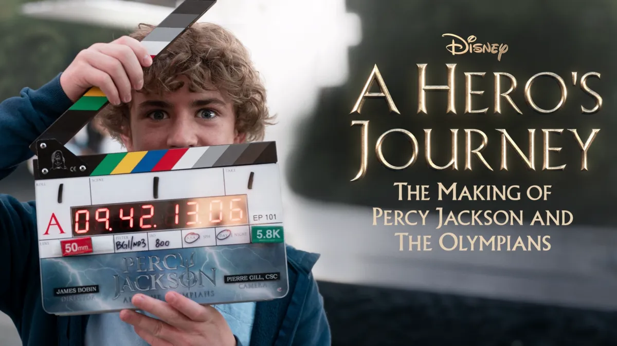 A Hero’s Journey: The Making of Percy Jackson and the Olympians poster — movie on Disney+