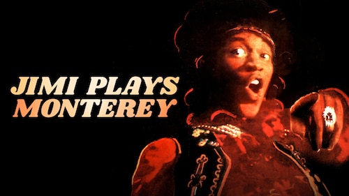 Jimi Plays Monterey poster — movie on Max