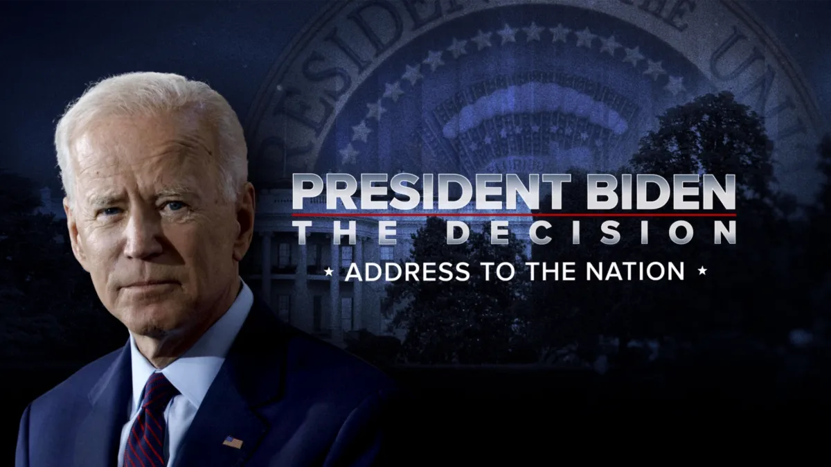 President Biden: The Decision | Address to the Nation poster — TV series on Disney+