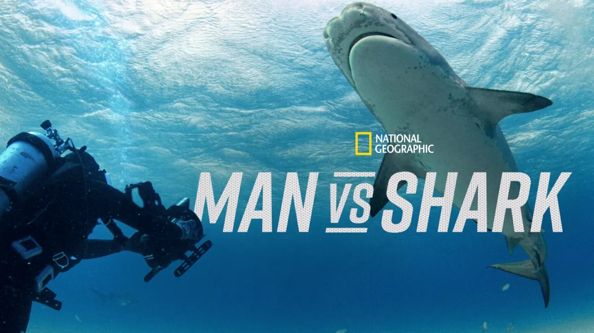 Man vs. Shark poster — movie on Disney+