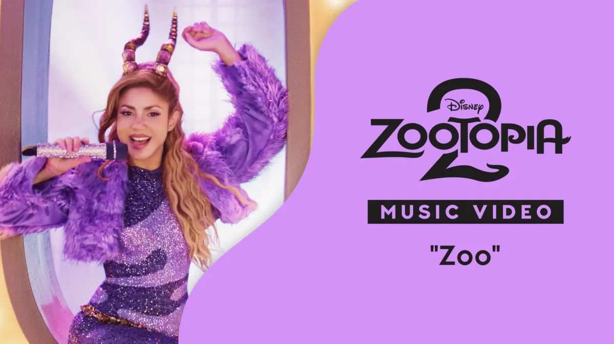 "Zoo" | Zootopia 2 Official Music Video poster — movie on Disney+