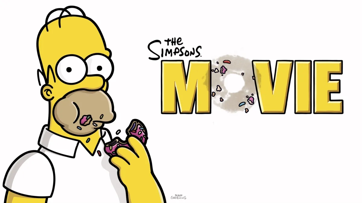 The Simpsons Movie poster — movie on Disney+