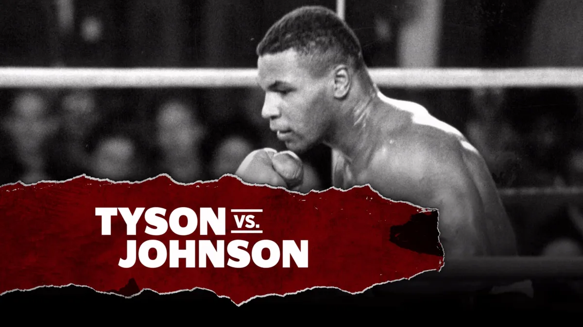 Tyson vs Johnson poster — movie on Disney+