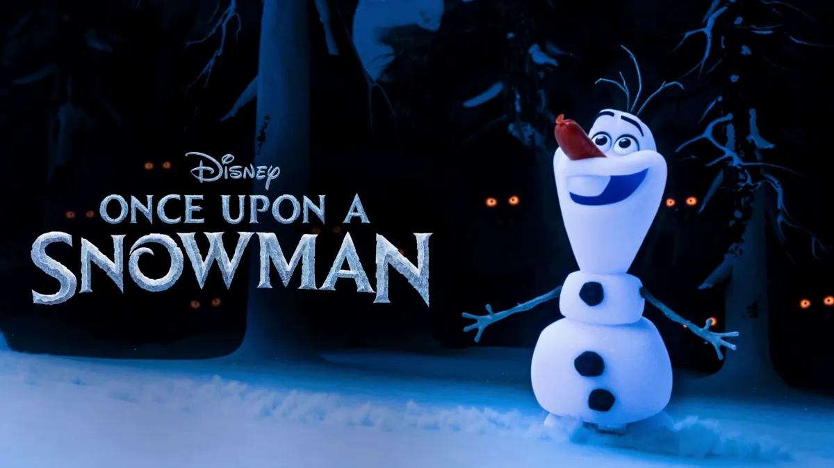 Once Upon a Snowman poster — movie on Disney+