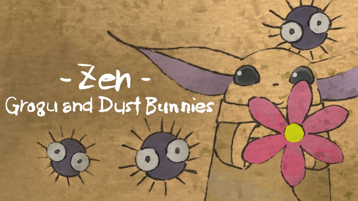Zen - Grogu and Dust Bunnies poster — movie on Disney+