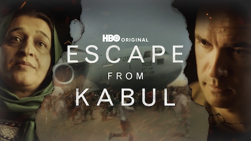 Escape From Kabul poster — movie on Max
