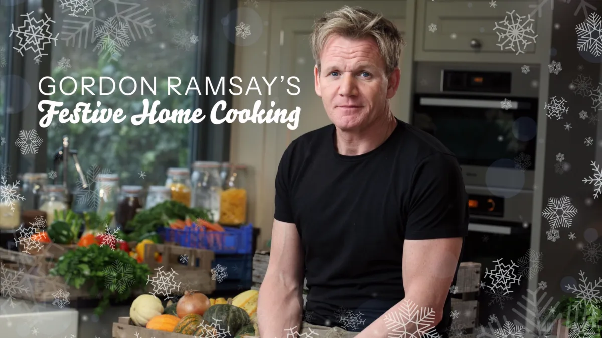 Gordon Ramsay's Festive Home Cooking poster — TV series on Disney+