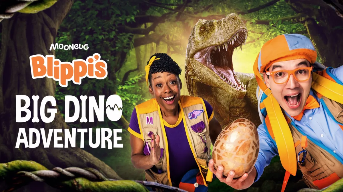 Blippi's Big Dino Adventure poster — movie on Disney+